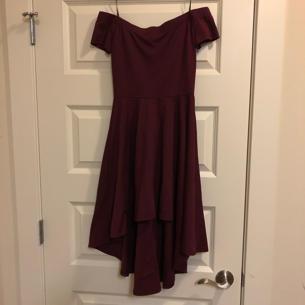 Windsor high-low dress